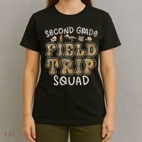 2nd Grade History Museum Field Trip Squad Teacher Student T-Shirt thumb 4