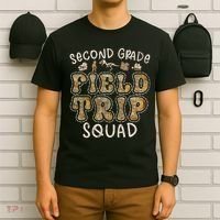 2nd Grade History Museum Field Trip Squad Teacher Student T-Shirt thumb 6