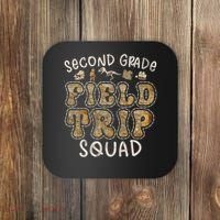 2nd Grade History Museum Field Trip Squad Teacher Student Coaster thumb 0