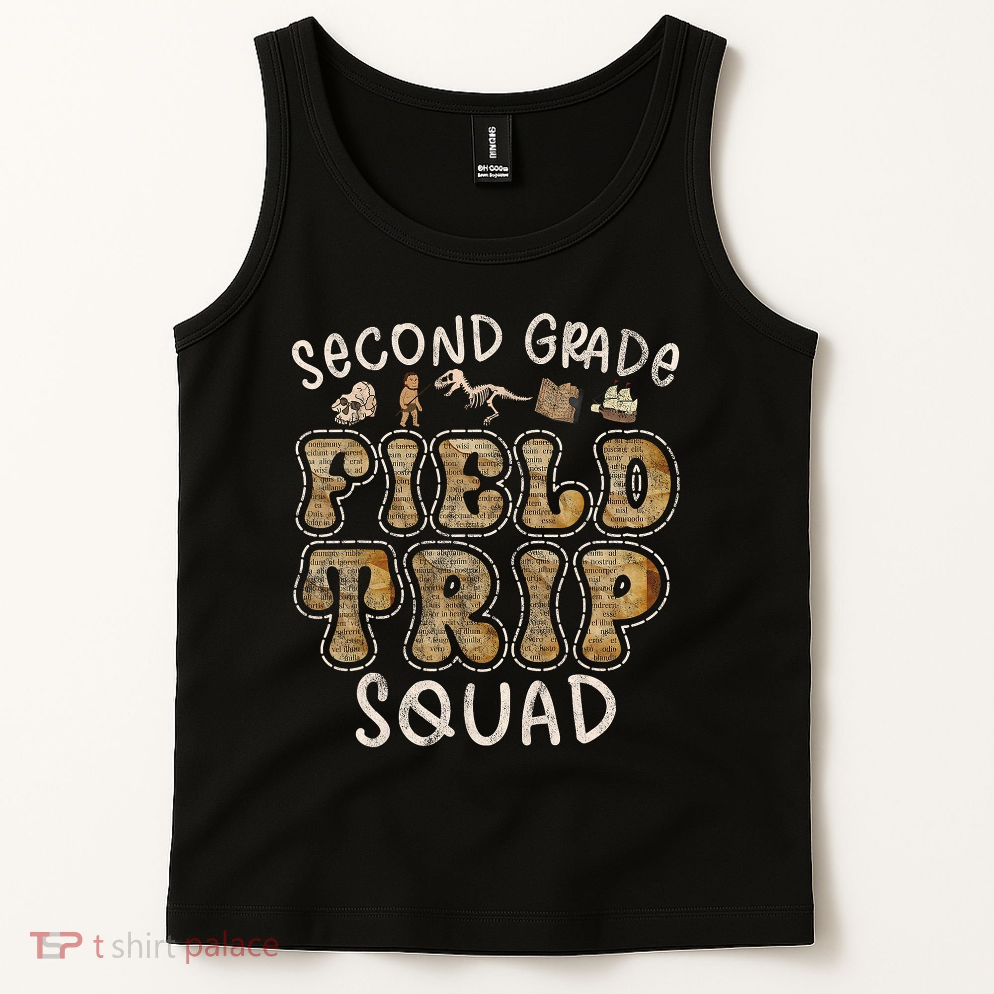 2nd Grade History Museum Field Trip Squad Teacher Student Tank Top
