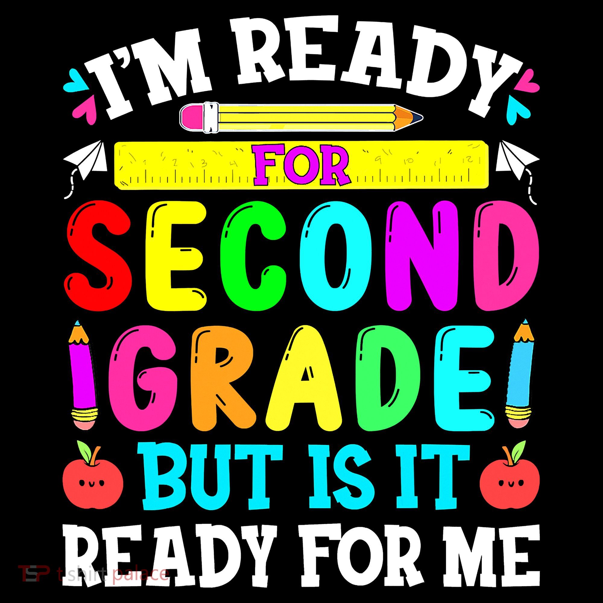 2nd Grade I'm Ready For Second Grade Back To School Doggie Tank