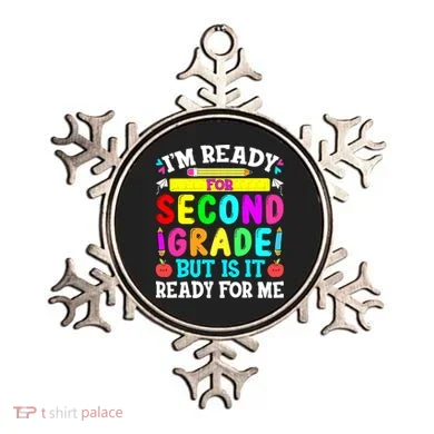 2nd Grade I'm Ready For Second Grade Back To School Ornament