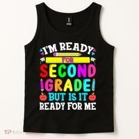 2nd Grade I'm Ready For Second Grade Back To School Tank Top thumb 2