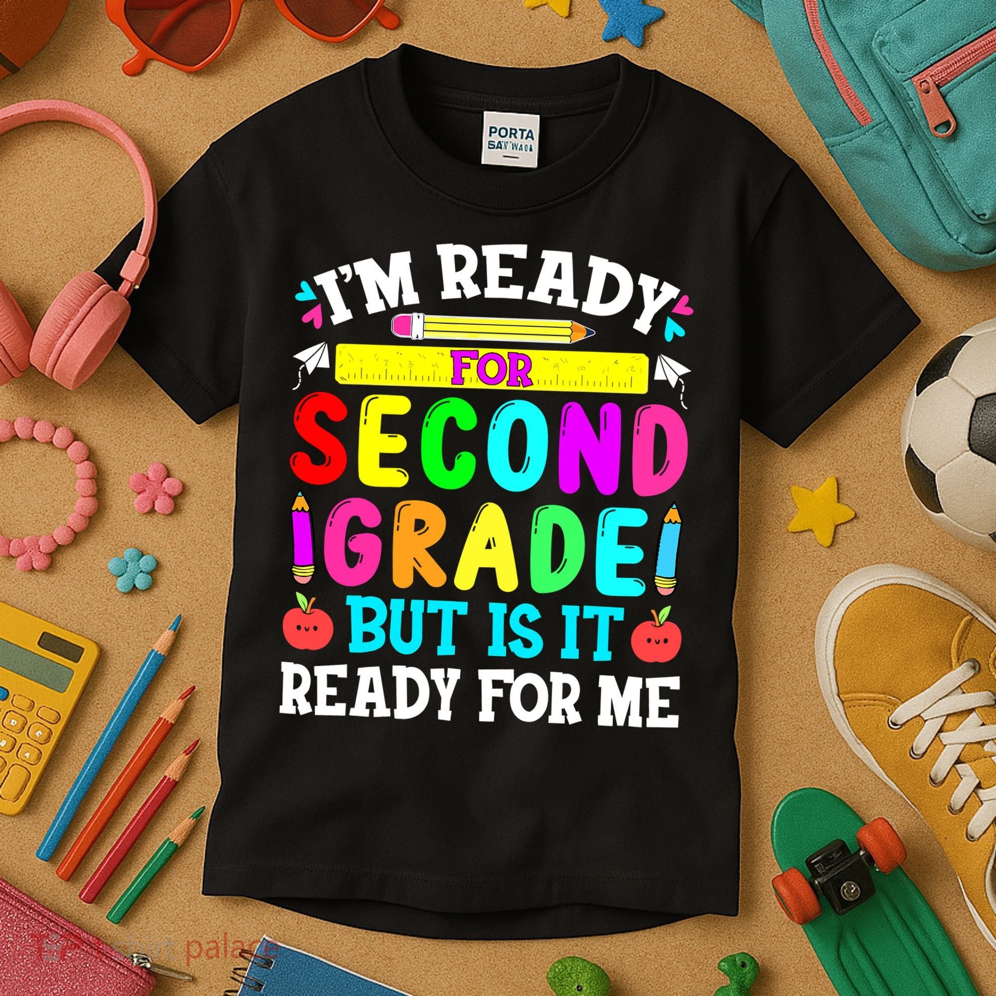 2nd Grade I'm Ready For Second Grade Back To School Kids T-Shirt