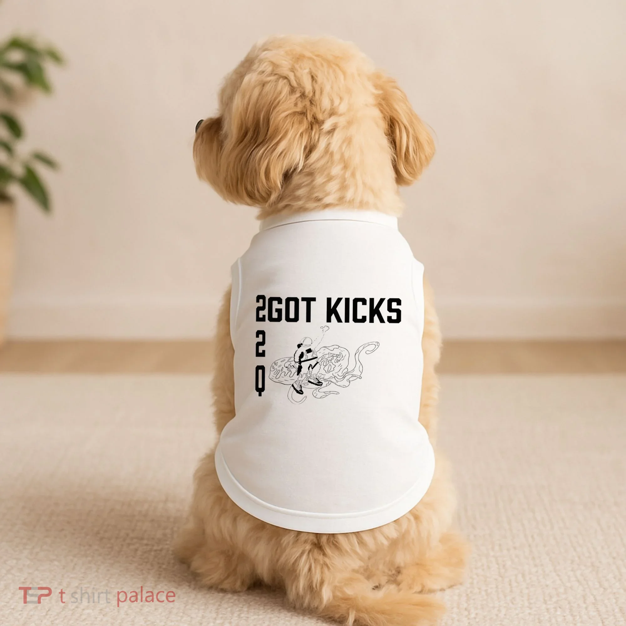 22q Got Kicks Spaceman Doggie Tank