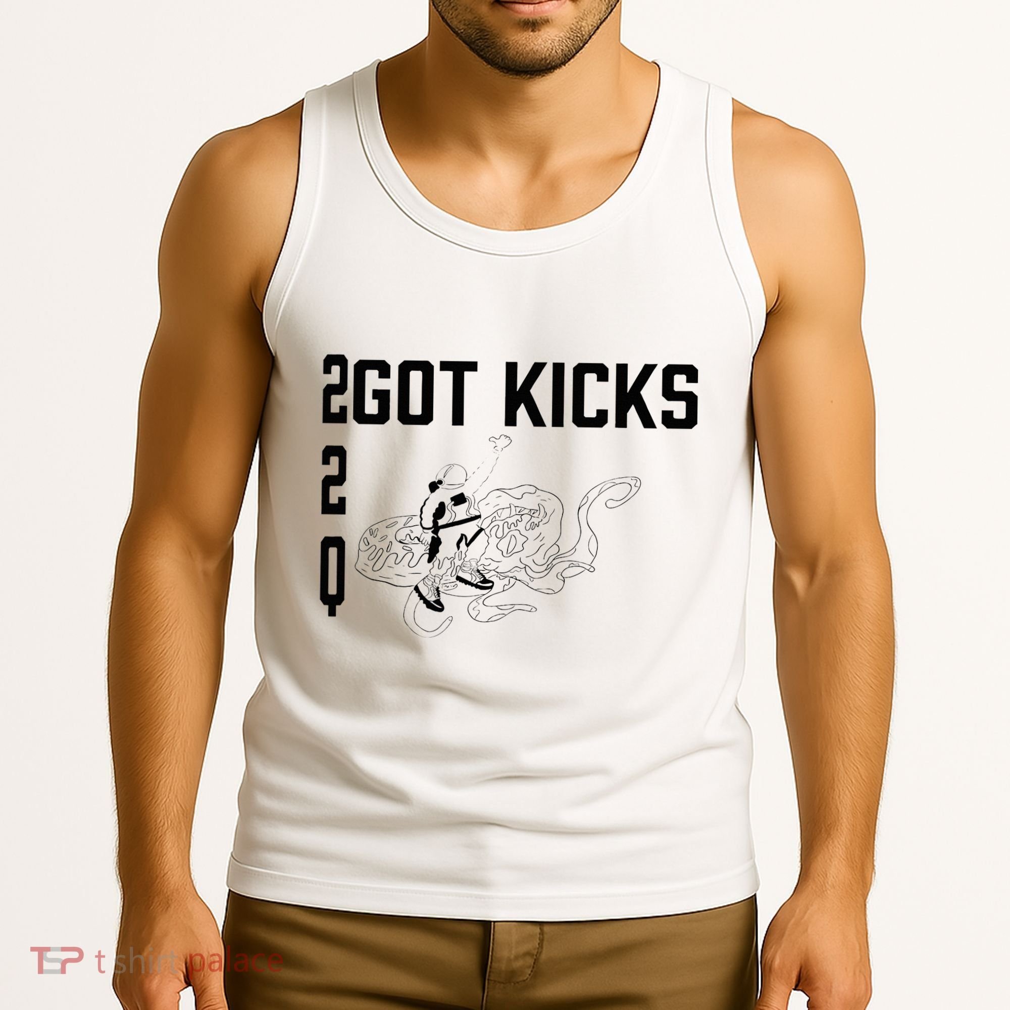 22q Got Kicks Spaceman Tank Top