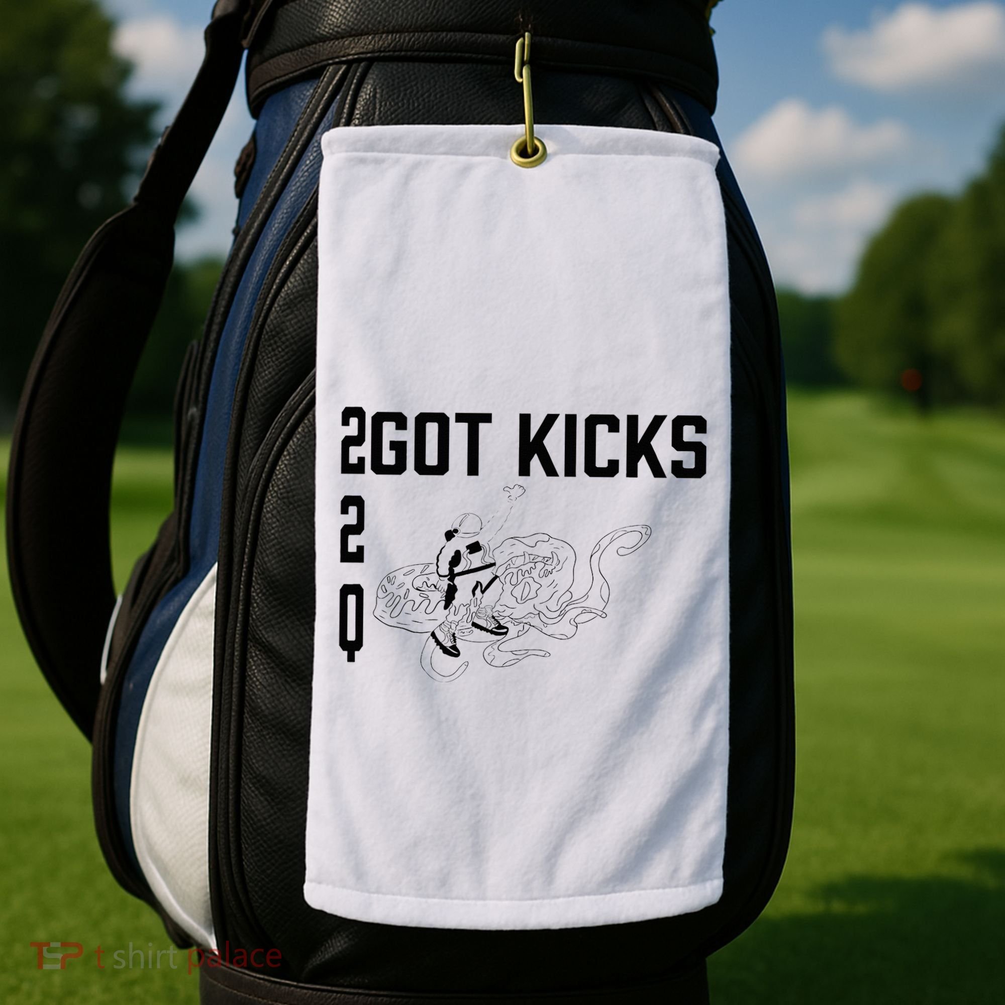 22q Got Kicks Spaceman Golf Towel