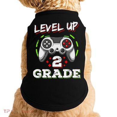 2nd Grade Level Up Back To School Unlocked Second Grade Doggie Tank