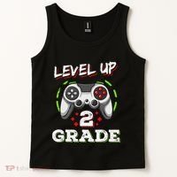 2nd Grade Level Up Back To School Unlocked Second Grade Tank Top thumb 2