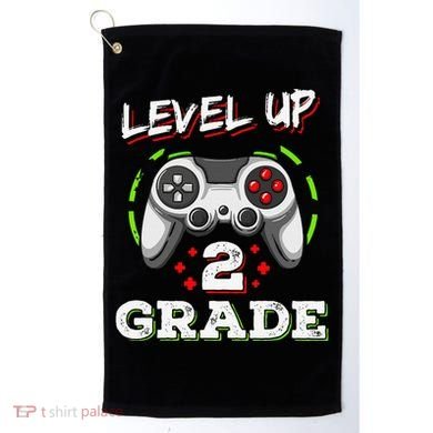 2nd Grade Level Up Back To School Unlocked Second Grade Golf Towel