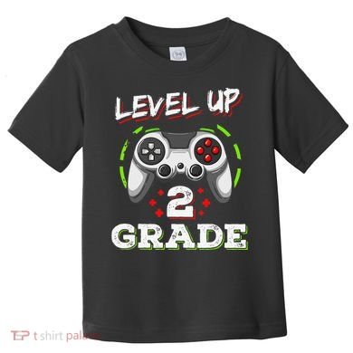 2nd Grade Level Up Back To School Unlocked Second Grade Toddler T-Shirt
