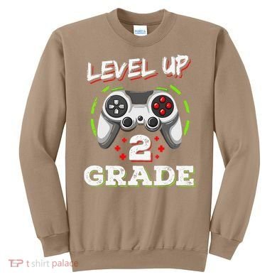 2nd Grade Level Up Back To School Unlocked Second Grade Sweatshirt