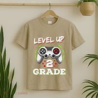 2nd Grade Level Up Back To School Unlocked Second Grade T-Shirt thumb 2