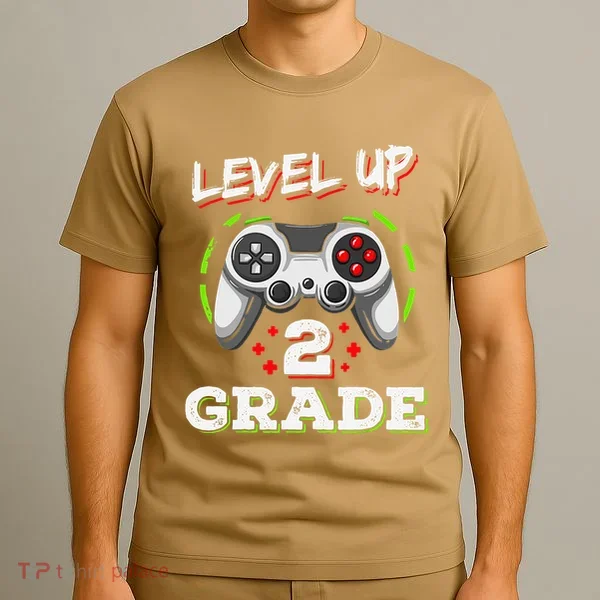 2nd Grade Level Up Back To School Unlocked Second Grade T-Shirt