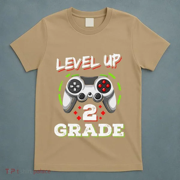 2nd Grade Level Up Back To School Unlocked Second Grade T-Shirt