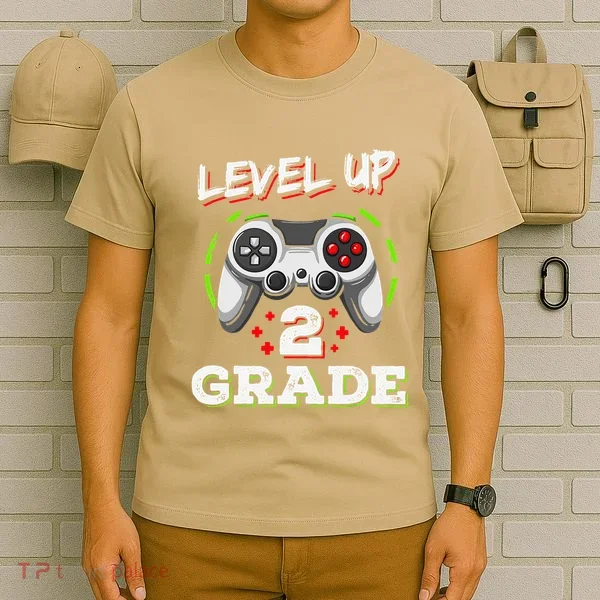 2nd Grade Level Up Back To School Unlocked Second Grade T-Shirt