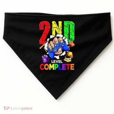 2Nd Grade Level Complete Graduation Last Day Of School USA-Made Doggie Bandana