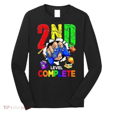 2Nd Grade Level Complete Graduation Last Day Of School Long Sleeve Shirt