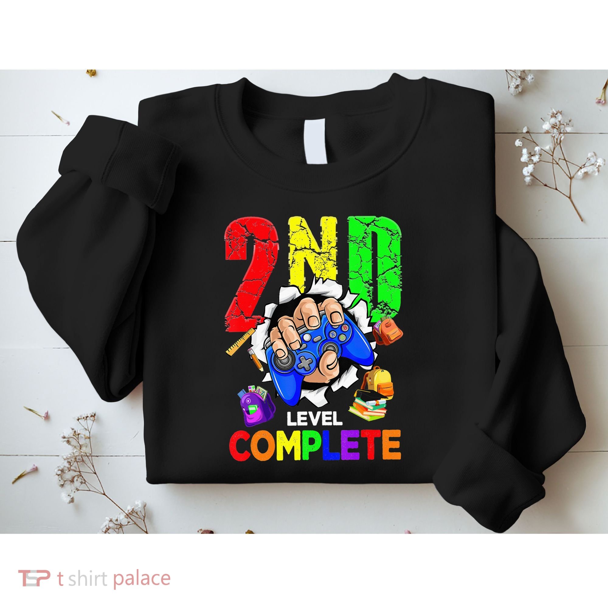 2Nd Grade Level Complete Graduation Last Day Of School Sweatshirt