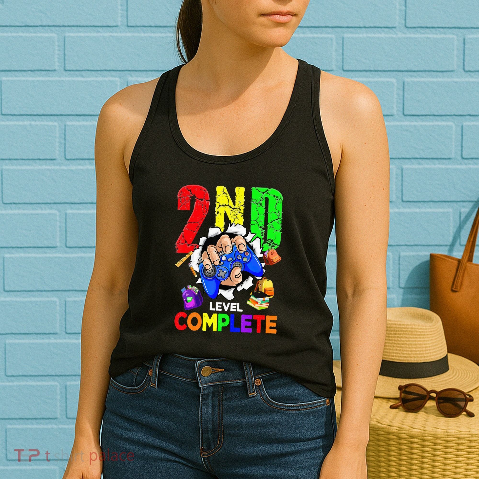2Nd Grade Level Complete Graduation Last Day Of School Women's Tank Top
