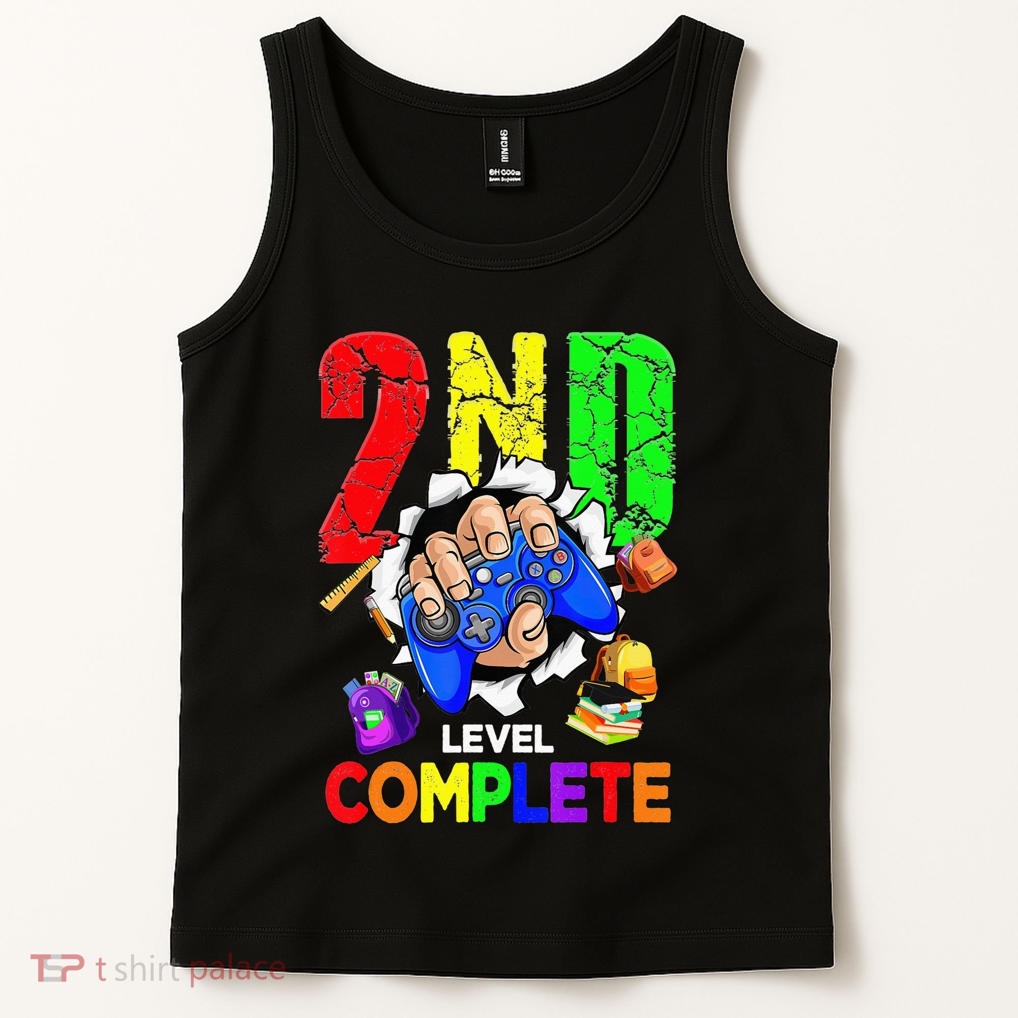 2Nd Grade Level Complete Graduation Last Day Of School Tank Top