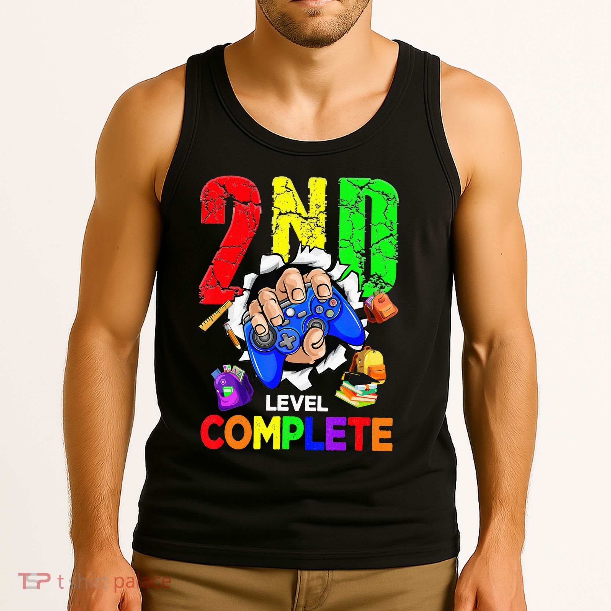 2Nd Grade Level Complete Graduation Last Day Of School Tank Top