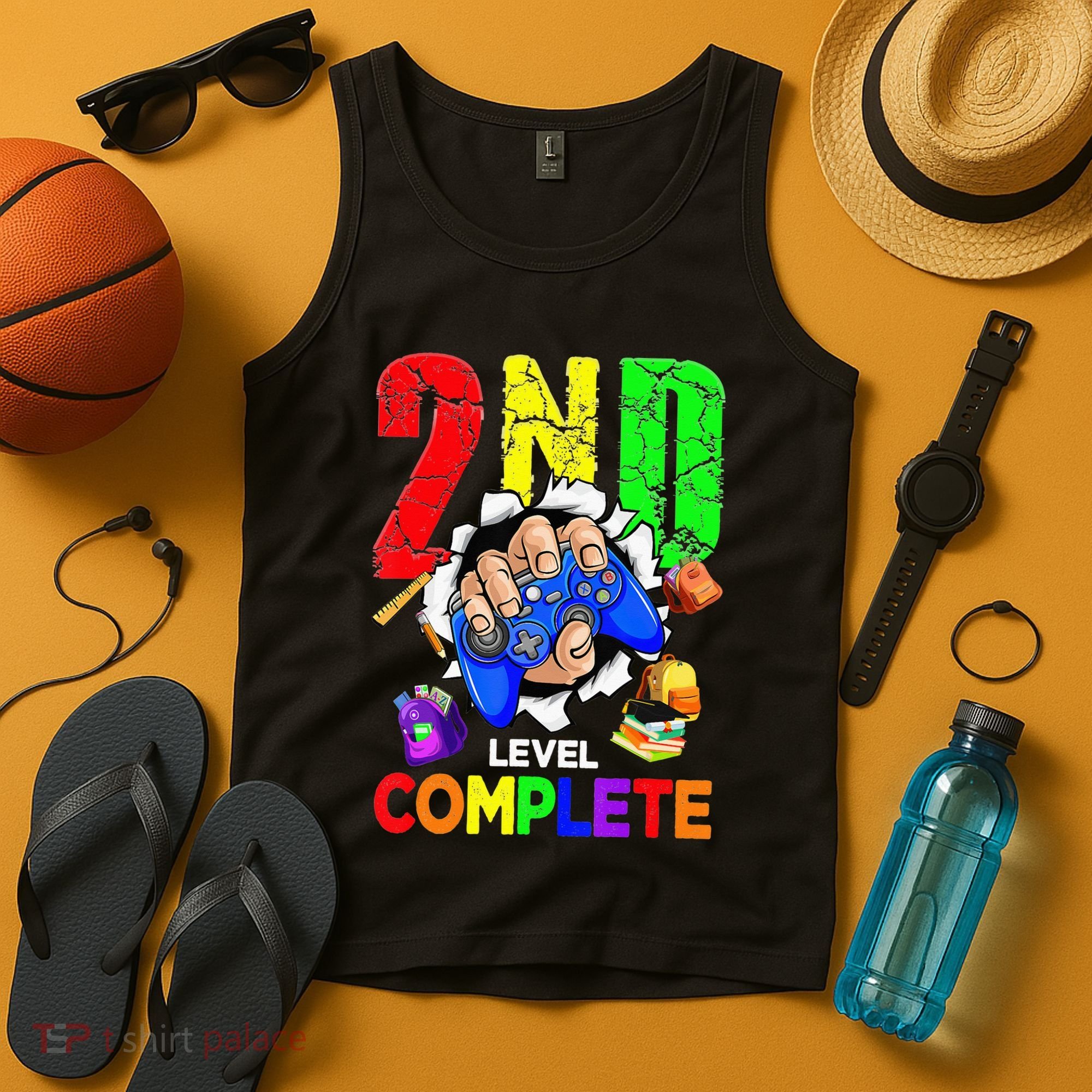 2Nd Grade Level Complete Graduation Last Day Of School Tank Top