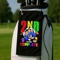 2Nd Grade Level Complete Graduation Last Day Of School Golf Towel thumb 2