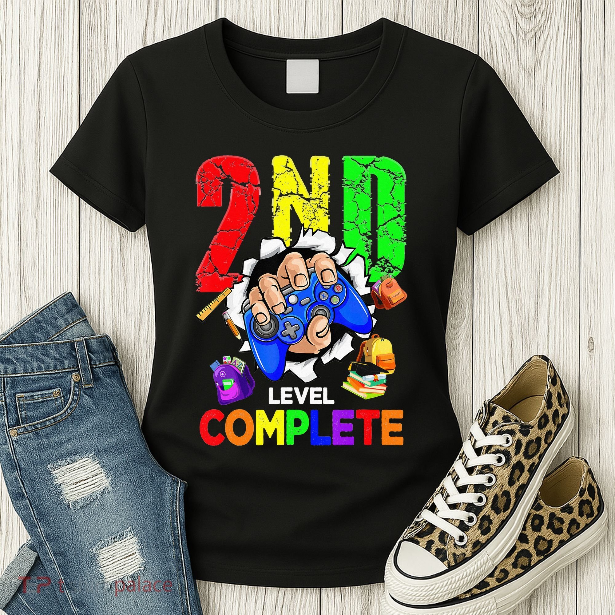 2Nd Grade Level Complete Graduation Last Day Of School Women's T-Shirt