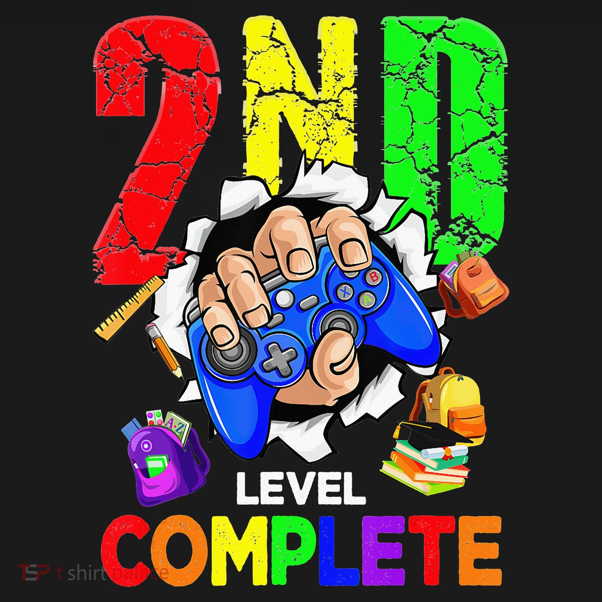 2Nd Grade Level Complete Graduation Last Day Of School Women's T-Shirt