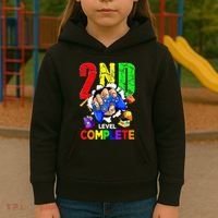 2Nd Grade Level Complete Graduation Last Day Of School Kids Hoodie thumb 3