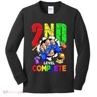 2Nd Grade Level Complete Graduation Last Day Of School Kids Long Sleeve Shirt thumb 0