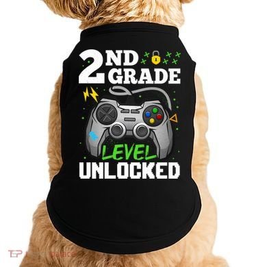 2Nd Grade Level Unlocked Video Game Team Second Grade Gift Doggie Tank