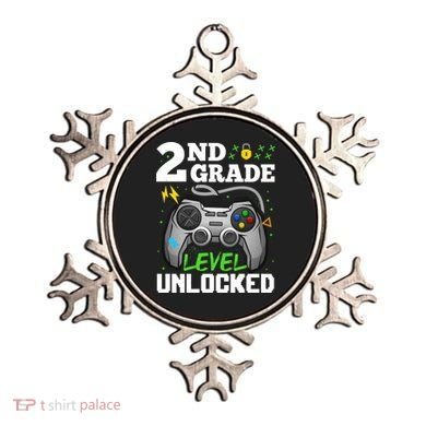 2Nd Grade Level Unlocked Video Game Team Second Grade Gift Ornament