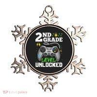 2Nd Grade Level Unlocked Video Game Team Second Grade Gift Ornament thumb 0