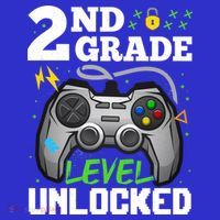 2Nd Grade Level Unlocked Video Game Team Second Grade Gift Baby Bodysuit thumb 2
