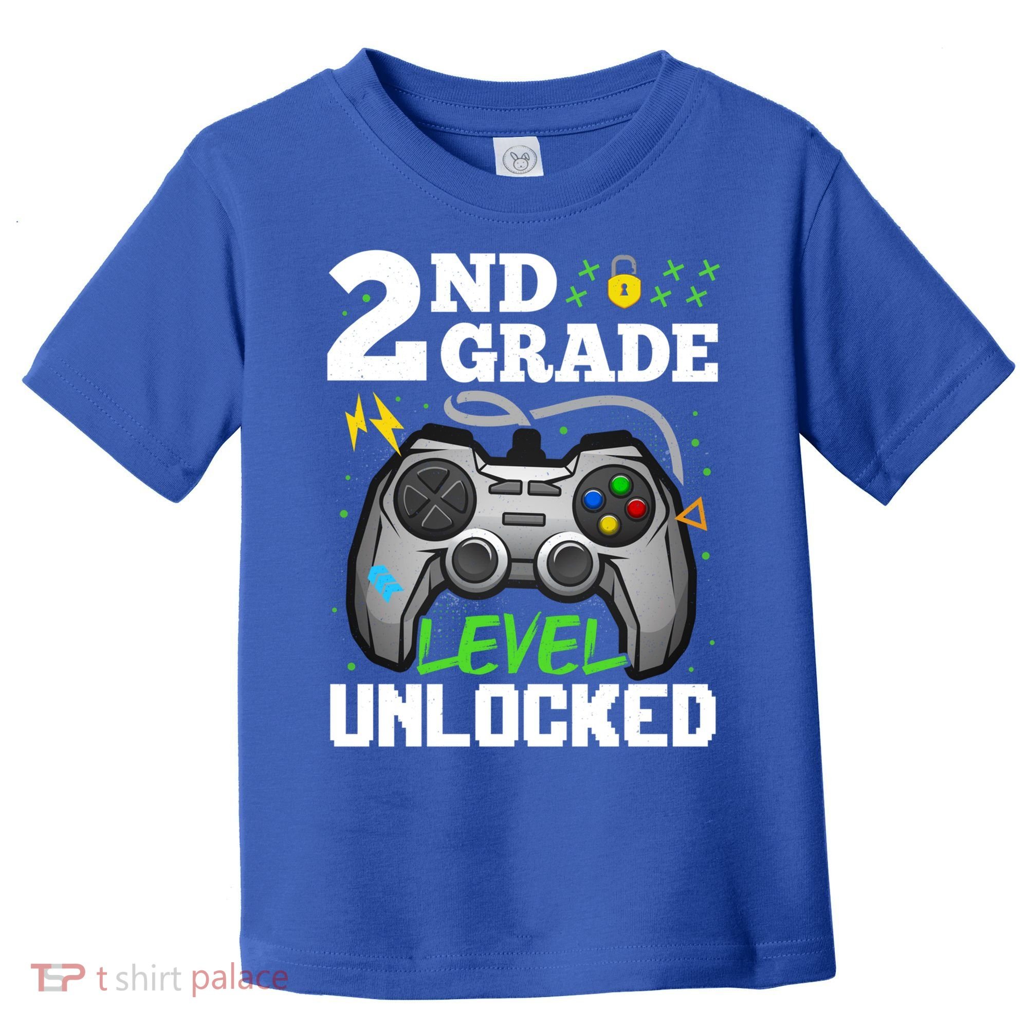 2Nd Grade Level Unlocked Video Game Team Second Grade Gift Toddler T-Shirt