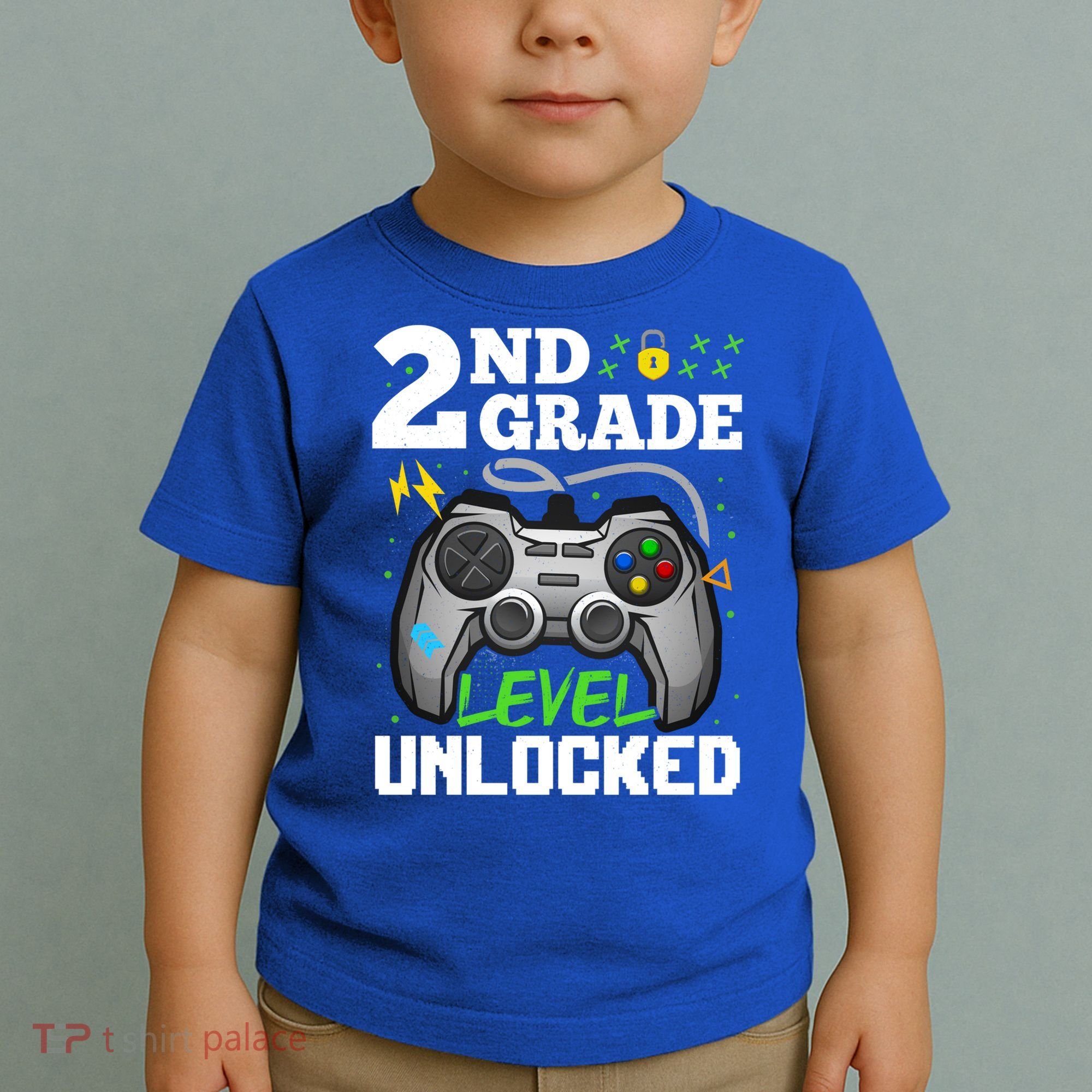 2Nd Grade Level Unlocked Video Game Team Second Grade Gift Toddler T-Shirt