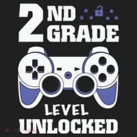 2Nd Grade Level Unlocked Video Gamers First Day Of School Funny Gift Women's Sweatshirt thumb 2