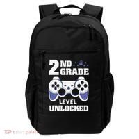 2Nd Grade Level Unlocked Video Gamers First Day Of School Funny Gift Backpack thumb 0