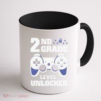 2Nd Grade Level Unlocked Video Gamers First Day Of School Funny Gift Coffee Mug thumb 1