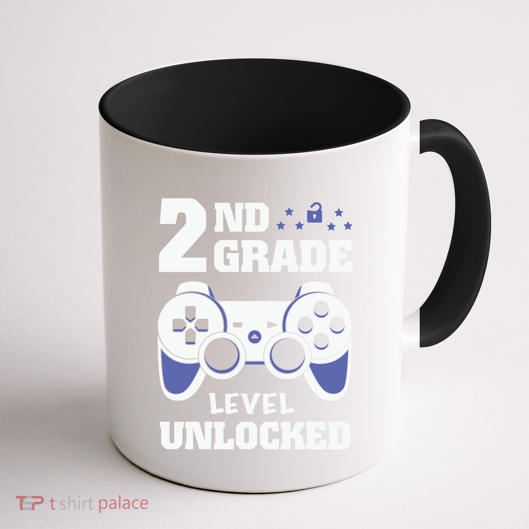 2Nd Grade Level Unlocked Video Gamers First Day Of School Funny Gift Coffee Mug