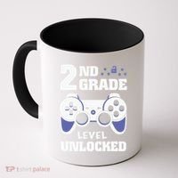 2Nd Grade Level Unlocked Video Gamers First Day Of School Funny Gift Coffee Mug thumb 0