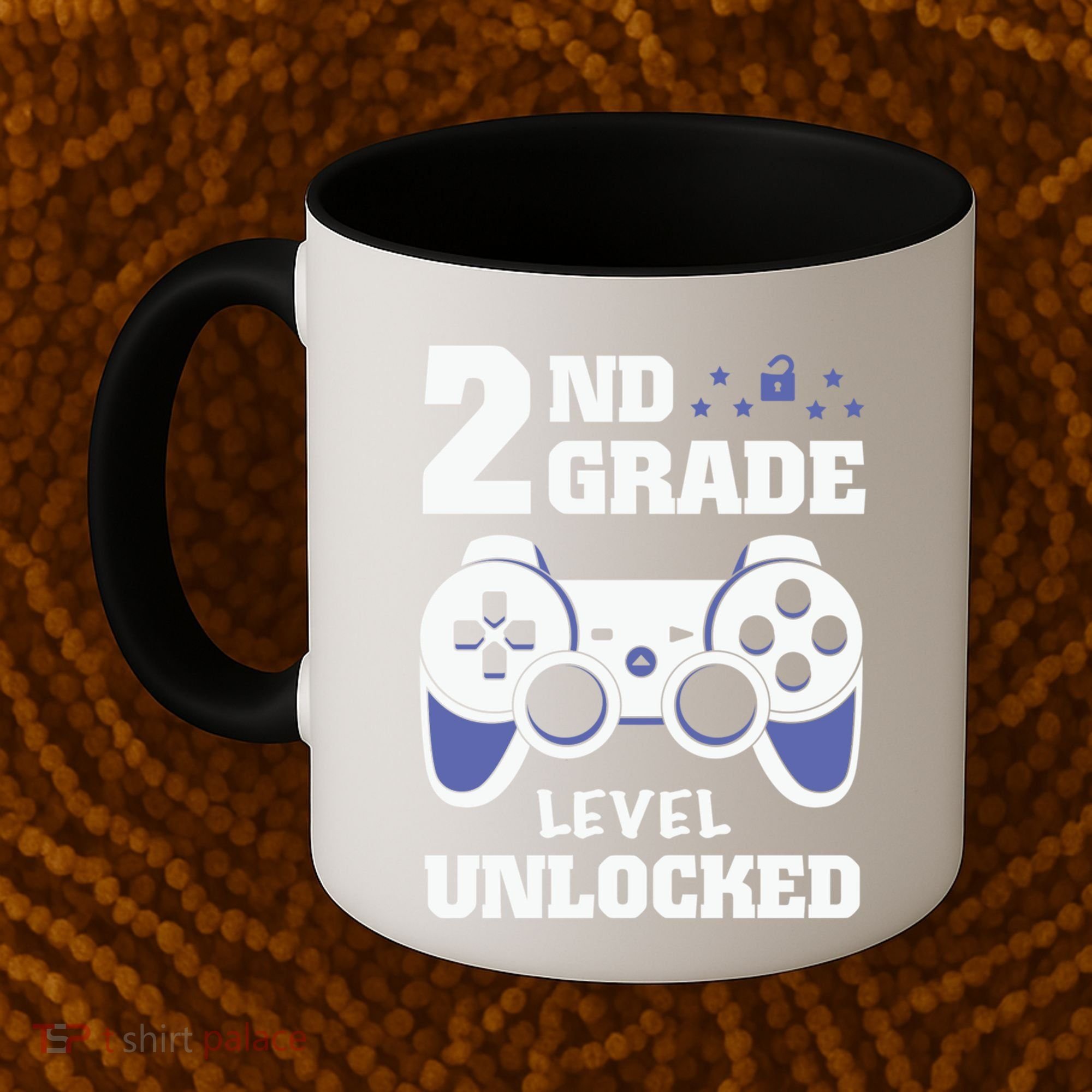 2Nd Grade Level Unlocked Video Gamers First Day Of School Funny Gift Coffee Mug