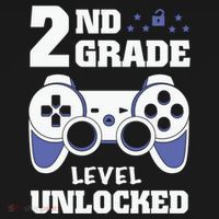 2Nd Grade Level Unlocked Video Gamers First Day Of School Funny Gift Women's Hoodie thumb 2
