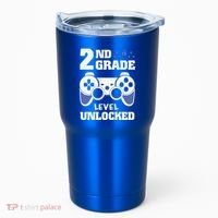 2Nd Grade Level Unlocked Video Gamers First Day Of School Funny Gift Tumbler thumb 0
