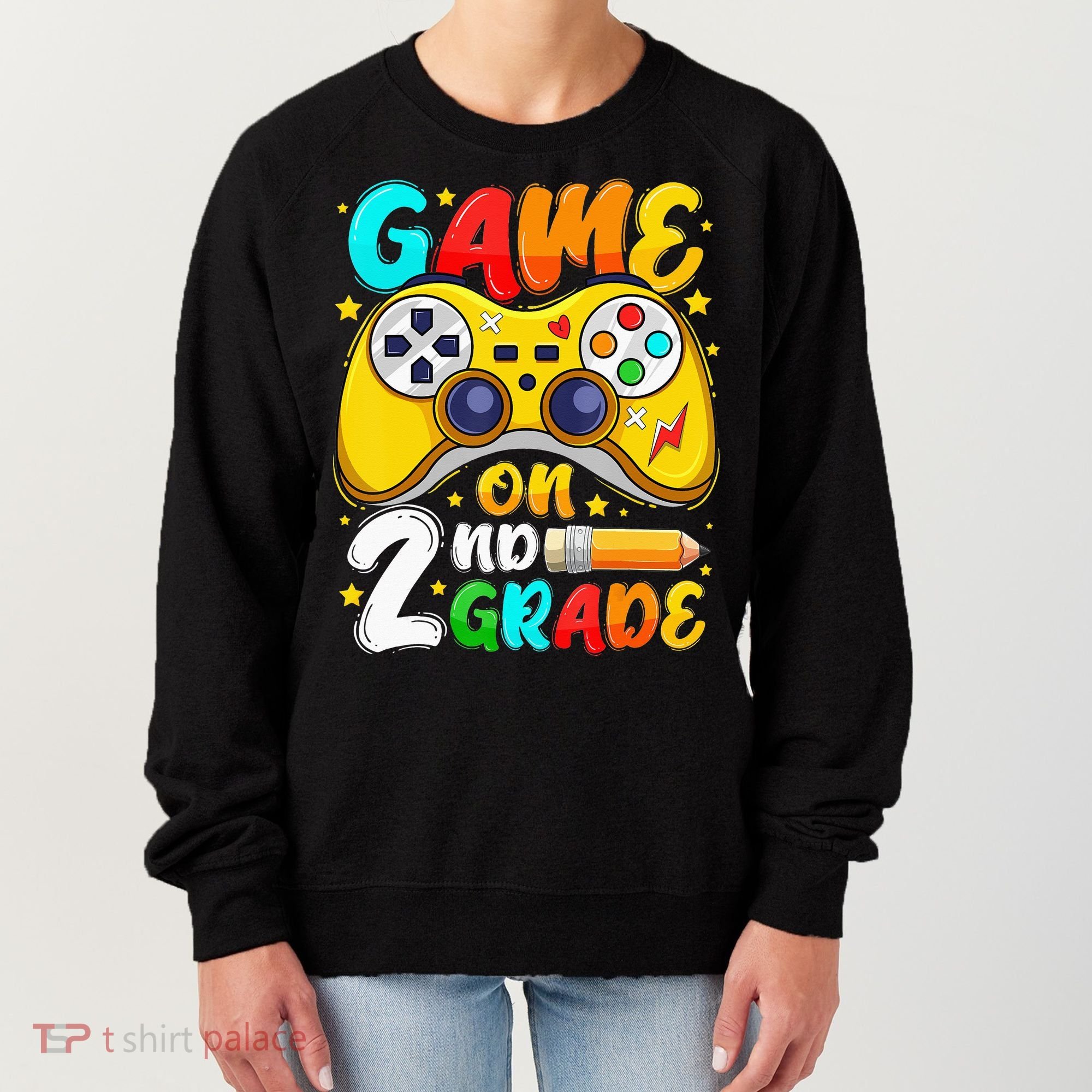 2Nd Grade Level Unlocked Game On 2Nd Grade Back To School Women's Sweatshirt
