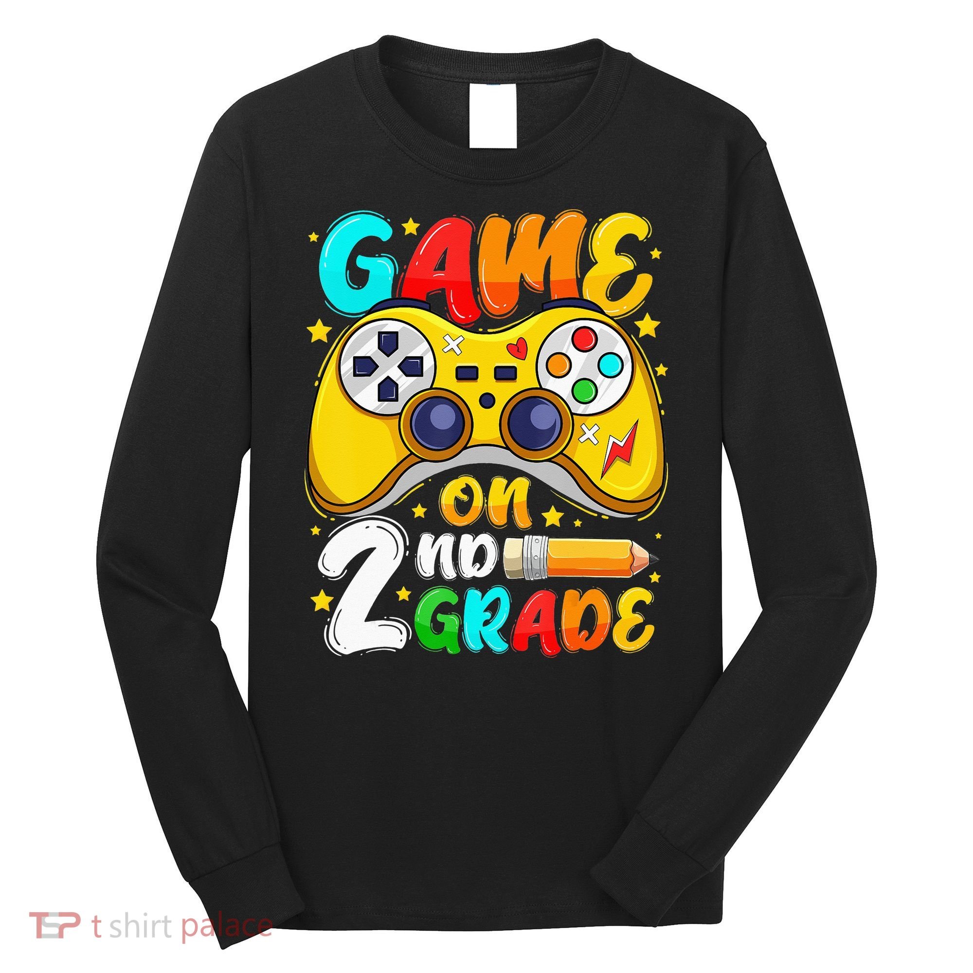 2Nd Grade Level Unlocked Game On 2Nd Grade Back To School Long Sleeve Shirt
