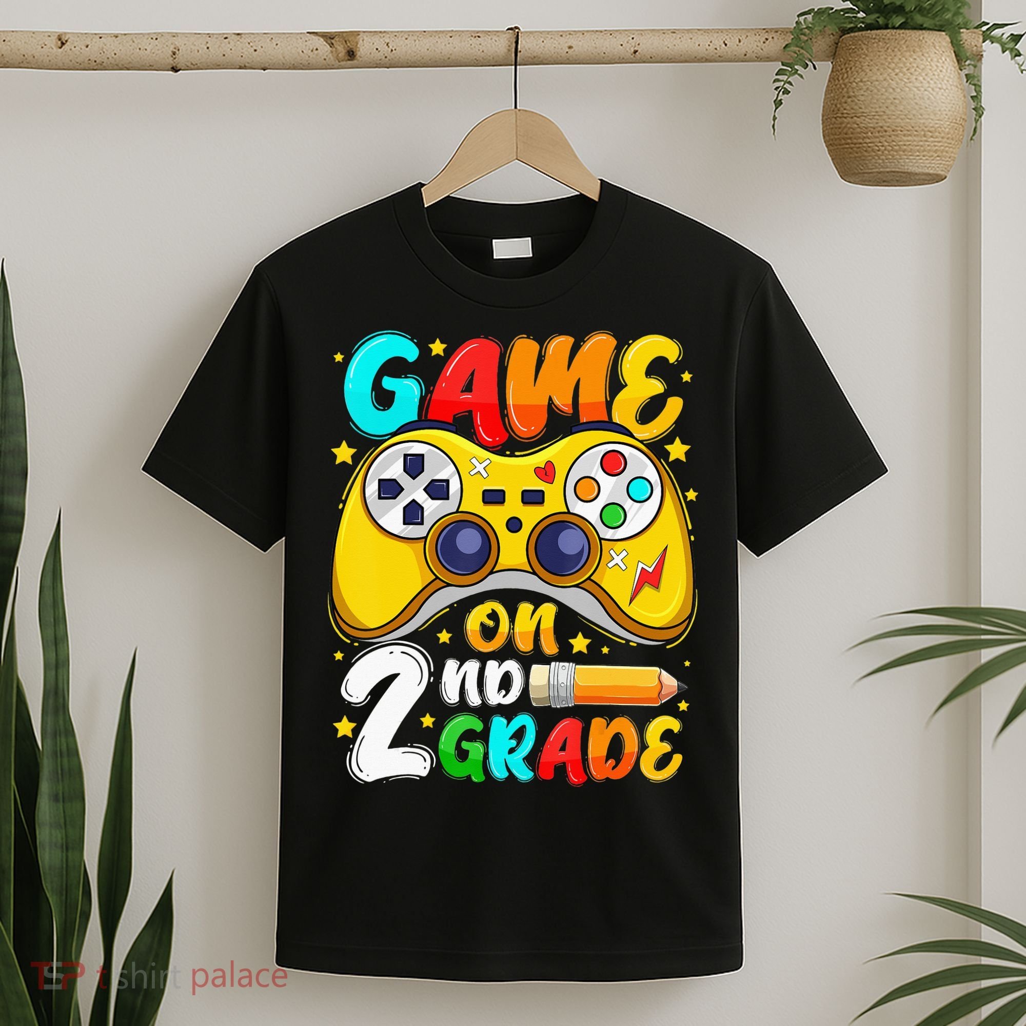 2Nd Grade Level Unlocked Game On 2Nd Grade Back To School T-Shirt