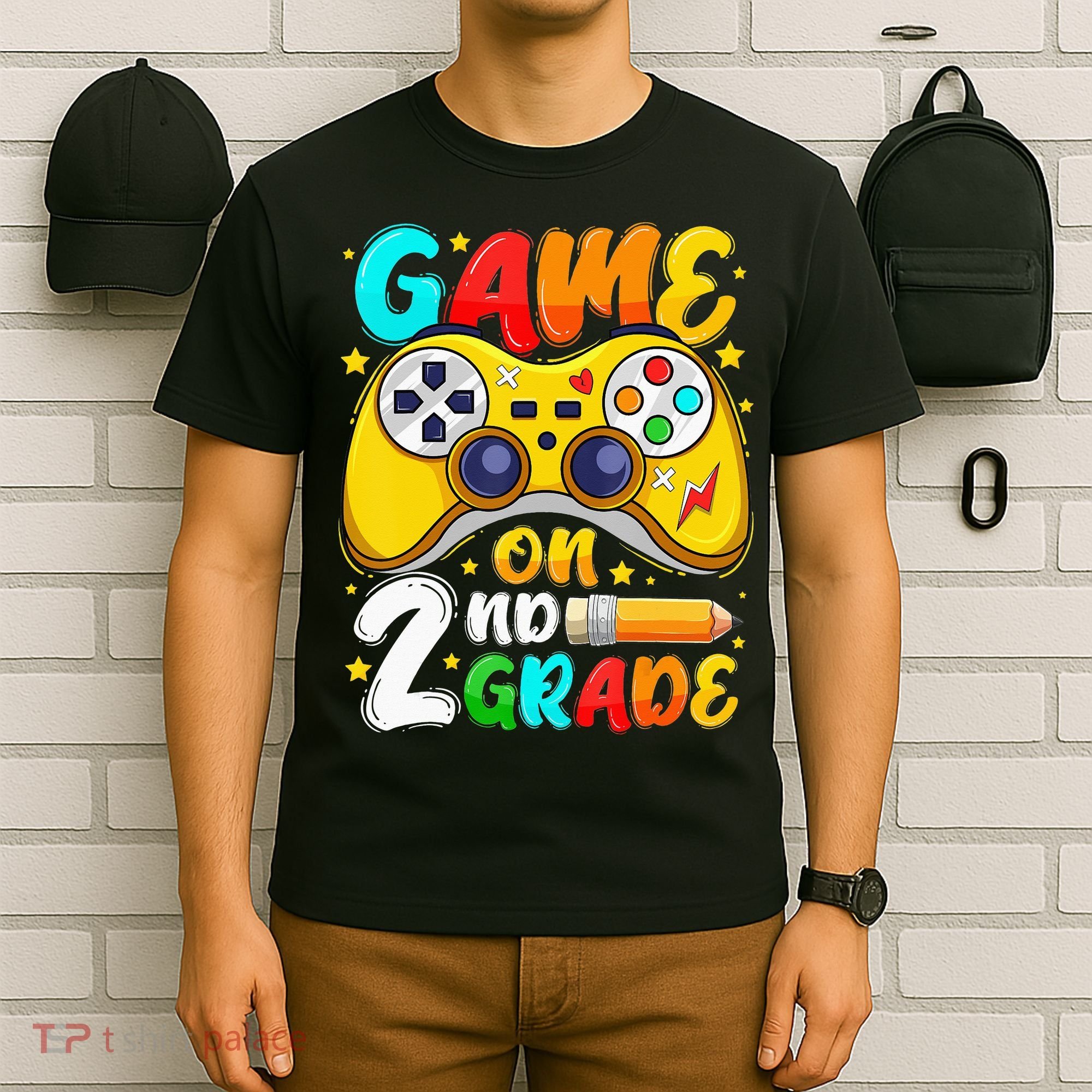 2Nd Grade Level Unlocked Game On 2Nd Grade Back To School T-Shirt